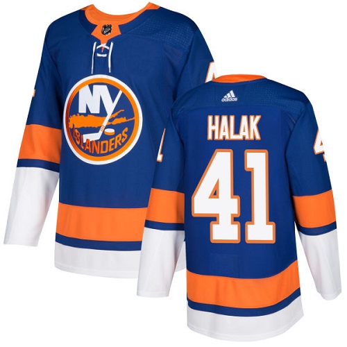 Adidas NEW York Islanders #41 Jaroslav Halak Royal Blue Home Authentic Stitched Youth NHL Jersey->youth nhl jersey->Youth Jersey